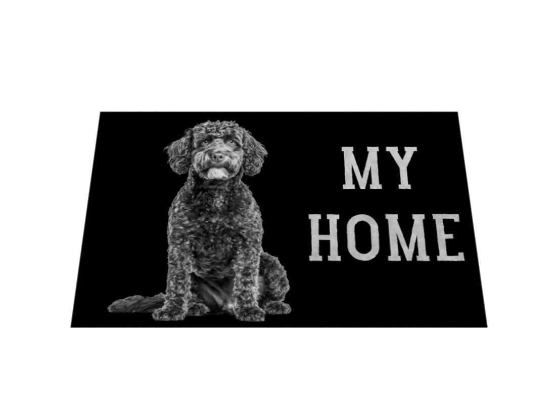 Fußmatte "Lagotto - MY HOME" – hunde-shirt.de