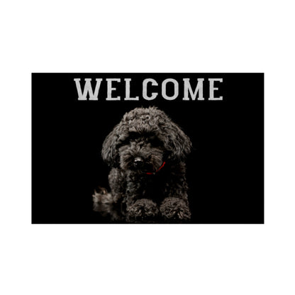 Fußmatte "Lagotto - WELCOME" Weiß – hunde-shirt.de