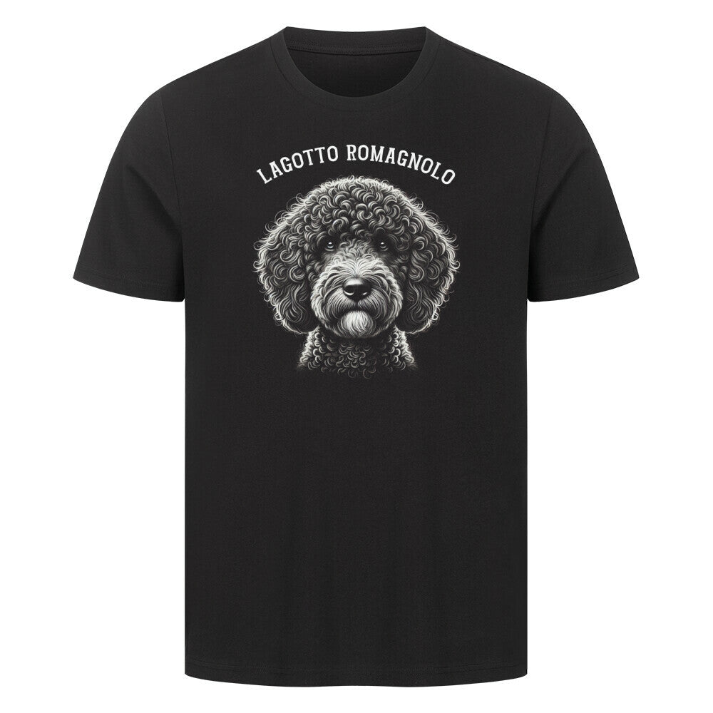 Premium T-Shirt "Lagotto - Pure II" Schwarz – hunde-shirt.de