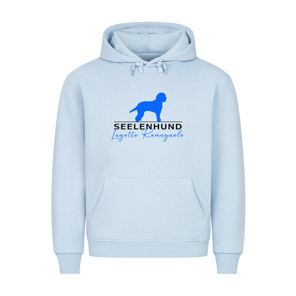 Premium Hoodie "Lagotto - Seelenhund" Babyblau – hunde-shirt.de