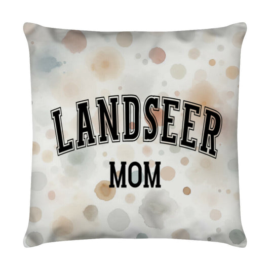 Kissen "Landseer - MOM" Weiß – hunde-shirt.de
