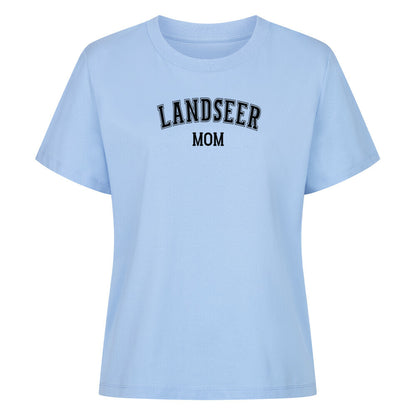 Premium Damen-Shirt "Landseer - MOM" Sky Blue – hunde-shirt.de