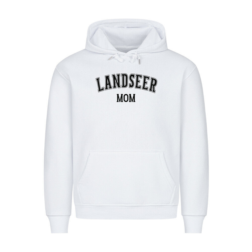 Premium Hoodie "Landseer - MOM" Weiß – hunde-shirt.de