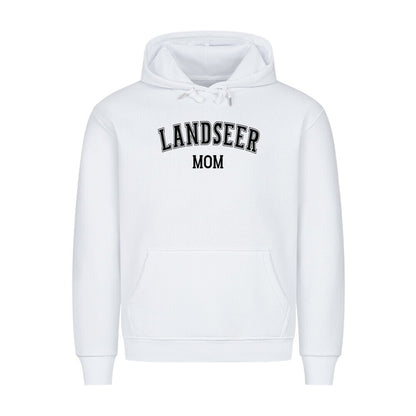 Premium Hoodie "Landseer - MOM" Weiß – hunde-shirt.de