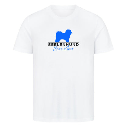 Premium T-Shirt "Lhasa Apso - Seelenhund" Weiß – hunde-shirt.de