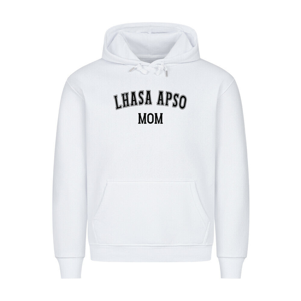 Premium Hoodie "Lhasa Apso - MOM" Weiß – hunde-shirt.de
