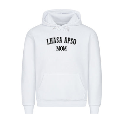Premium Hoodie "Lhasa Apso - MOM" Weiß – hunde-shirt.de
