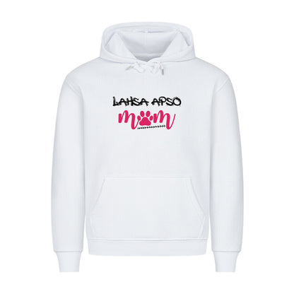Premium Hoodie "Lhasa Apso - Mom" Weiß – hunde-shirt.de
