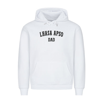 Premium Hoodie "Lhasa Apso - DAD" Weiß – hunde-shirt.de