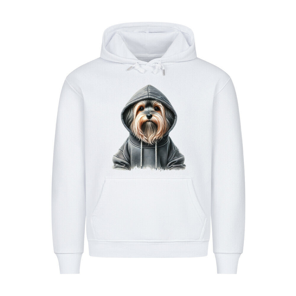 Premium Hoodie "Löwchen - Hooded" Weiß – hunde-shirt.de
