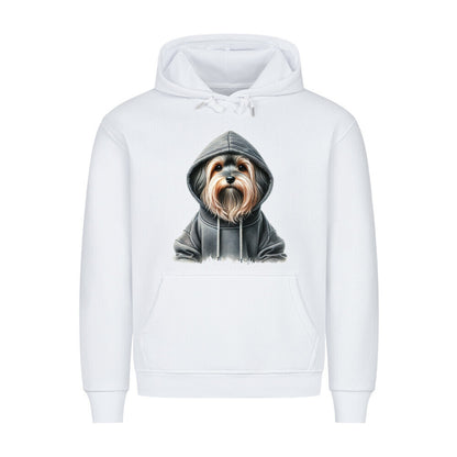 Premium Hoodie "Löwchen - Hooded" Weiß – hunde-shirt.de