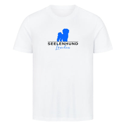 Premium T-Shirt "Löwchen - Seelenhund" Weiß – hunde-shirt.de