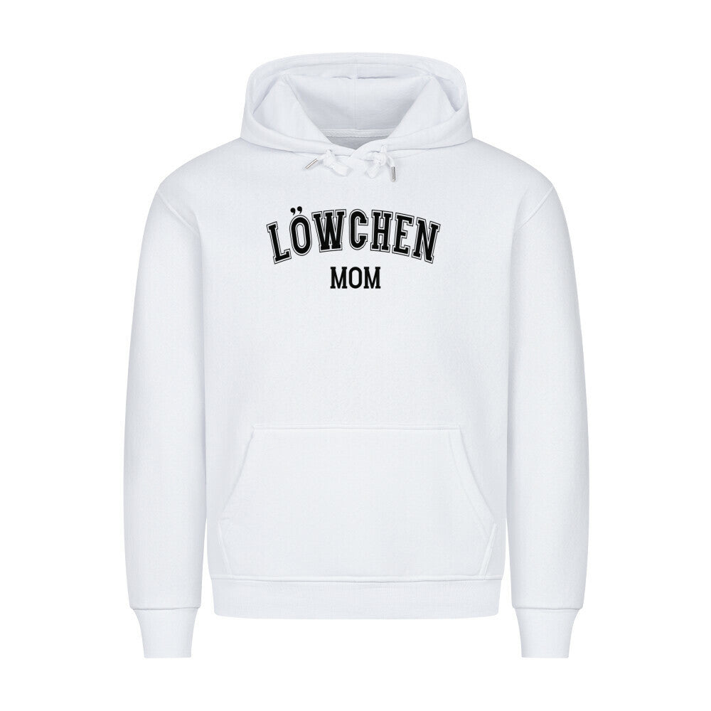Premium Hoodie "Löwchen - MOM" Weiß – hunde-shirt.de