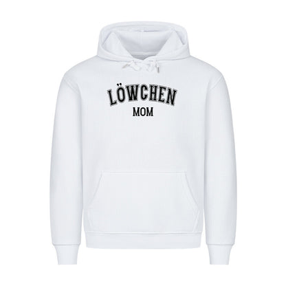 Premium Hoodie "Löwchen - MOM" Weiß – hunde-shirt.de