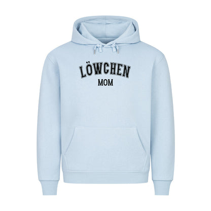 Premium Hoodie "Löwchen - MOM" Babyblau – hunde-shirt.de
