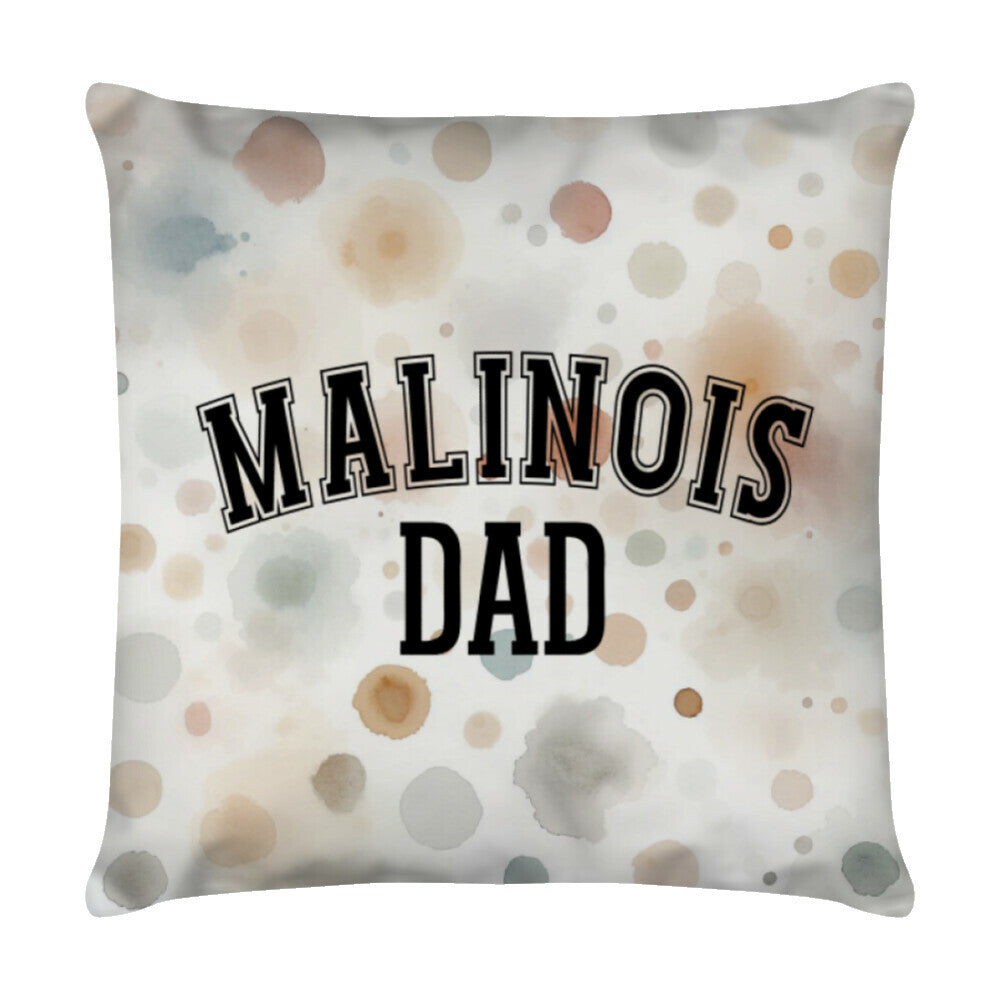 Kissen "Malinois - DAD" Weiß – hunde-shirt.de