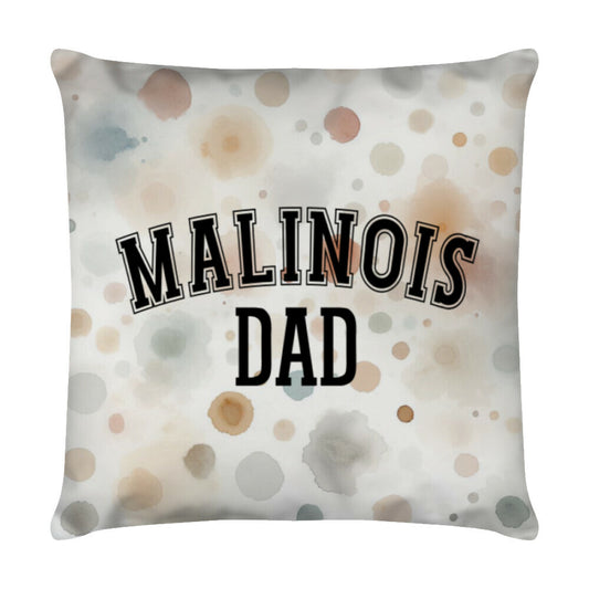 Kissen "Malinois - DAD" Weiß – hunde-shirt.de