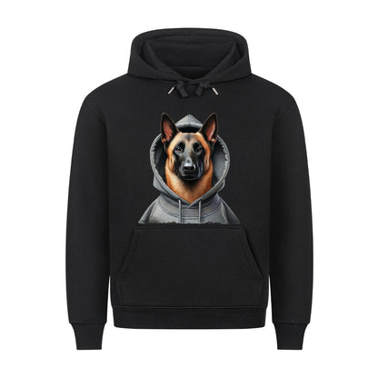 Premium Hoodie "Malinois - Hooded" Schwarz – hunde-shirt.de
