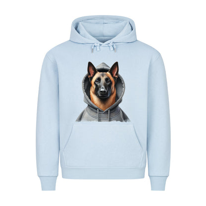 Premium Hoodie "Malinois - Hooded" Babyblau – hunde-shirt.de