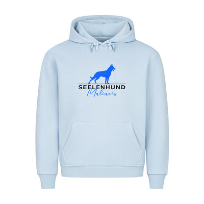 Premium Hoodie "Malinois - Seelenhund" Babyblau – hunde-shirt.de