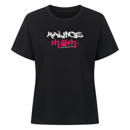 Premium Damen-Shirt "Malinois - Mom" Schwarz – hunde-shirt.de