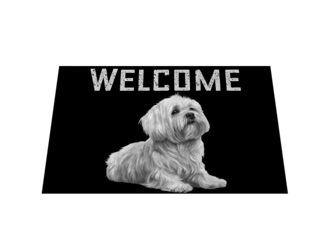 Fußmatte "Malteser - WELCOME" – hunde-shirt.de