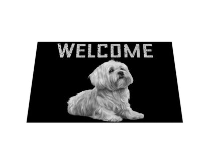 Fußmatte "Malteser - WELCOME" – hunde-shirt.de