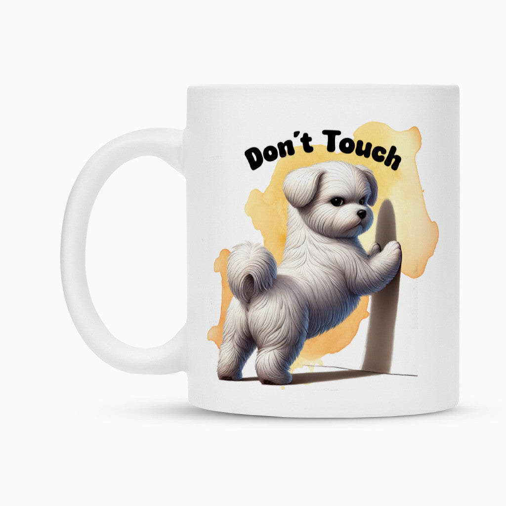Tasse "Malteser - Don´t touch" – hunde-shirt.de