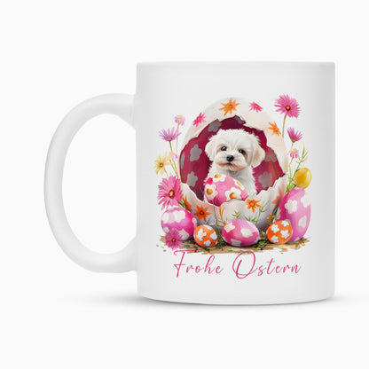 Tasse "Malteser - Frohe Ostern II" – hunde-shirt.de