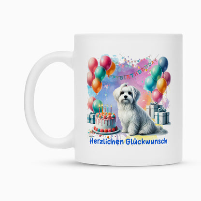 Tasse "Malteser - Herzlichen Glückwunsch" – hunde-shirt.de