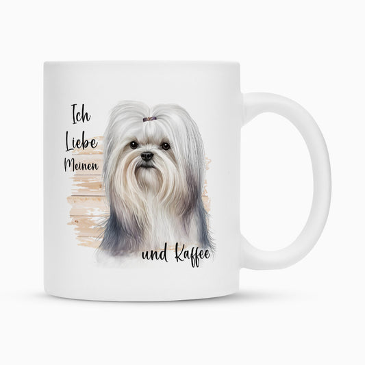 Tasse "Malteser - Ich liebe meinen... II" Weiß – hunde-shirt.de