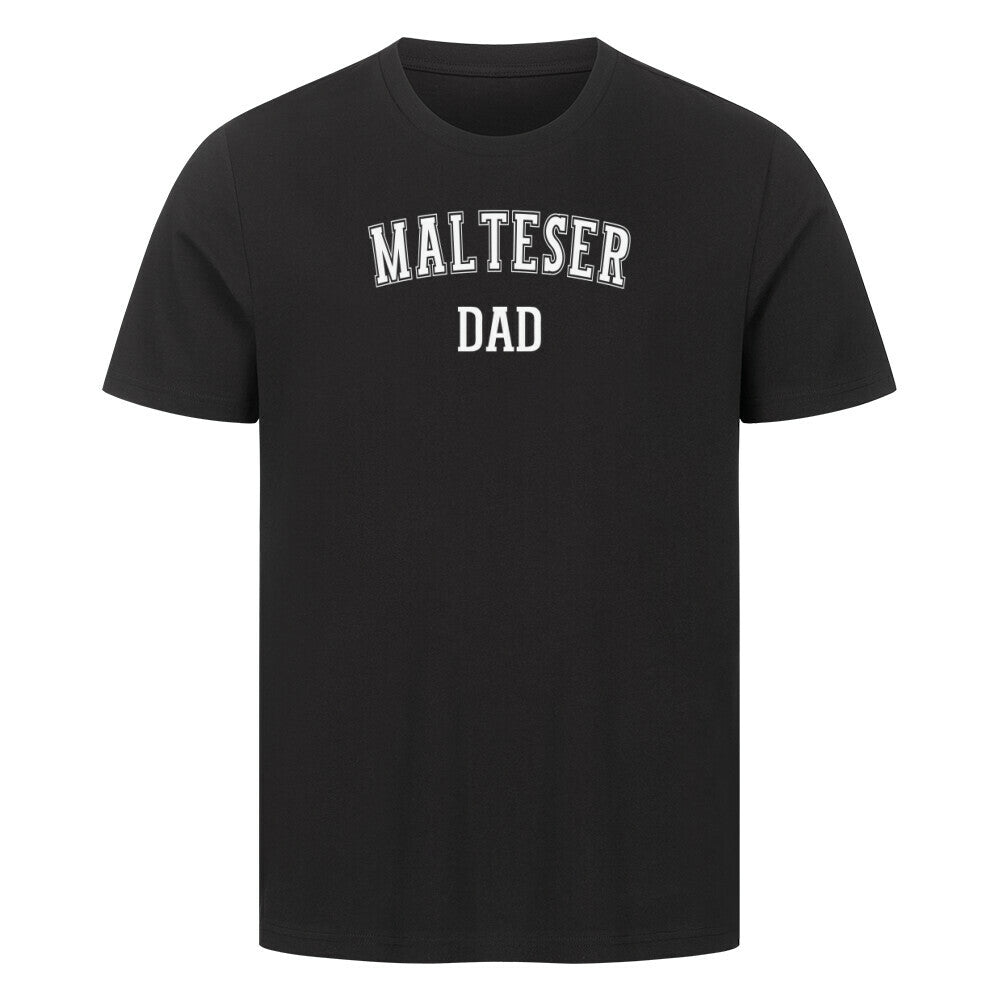 Premium T-Shirt "Malteser - DAD" Schwarz – hunde-shirt.de