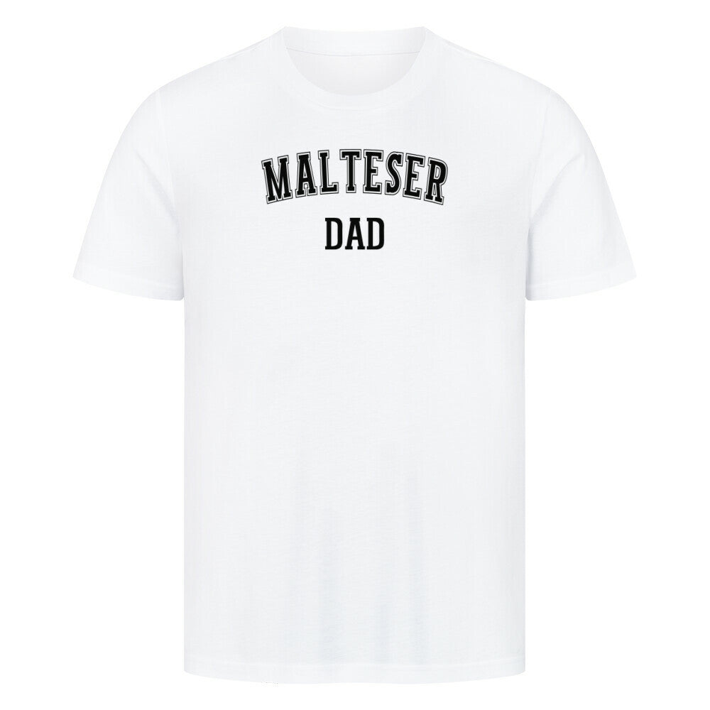 Premium T-Shirt "Malteser - DAD" Weiß – hunde-shirt.de