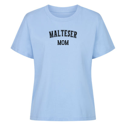 Premium Damen-Shirt "Malteser - MOM" Sky Blue – hunde-shirt.de