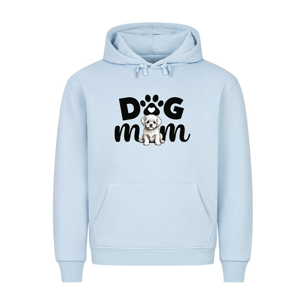 Premium Hoodie "Malteser - Mom" Babyblau – hunde-shirt.de