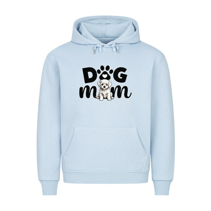 Premium Hoodie "Malteser - Mom" Babyblau – hunde-shirt.de