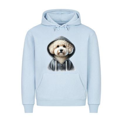 Premium Hoodie "Maltipoo - Hooded" Babyblau – hunde-shirt.de
