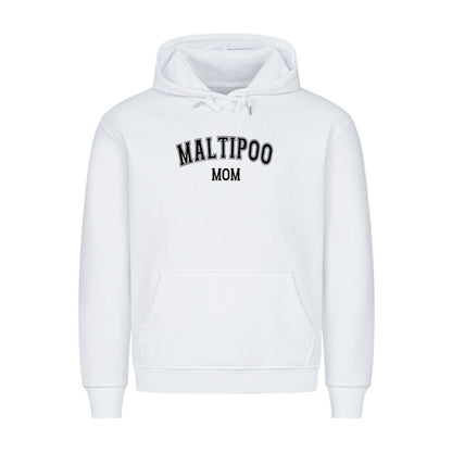 Premium Hoodie "Maltipoo - MOM" Weiß – hunde-shirt.de