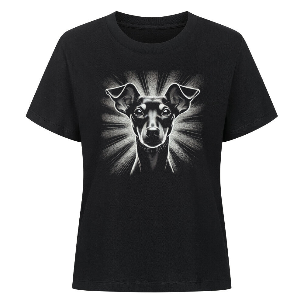 Premium Damen-Shirt "Manchester Terrier - Shine 2" Schwarz – hunde-shirt.de
