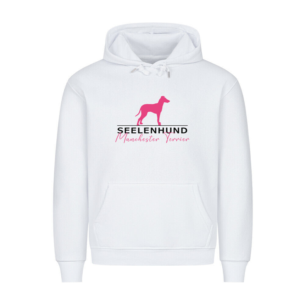 Premium Hoodie "Manchester Terrier - Seelenhund" Weiß – hunde-shirt.de