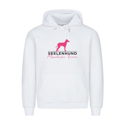 Premium Hoodie "Manchester Terrier - Seelenhund" Weiß – hunde-shirt.de