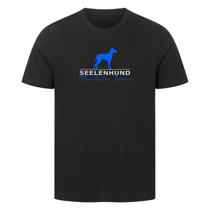 Premium T-Shirt "Manchester Terrier - Seelenhund" Schwarz – hunde-shirt.de