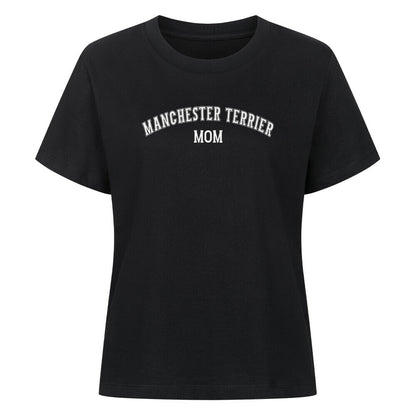 Premium Damen-Shirt "Manchester Terrier - MOM" Schwarz – hunde-shirt.de