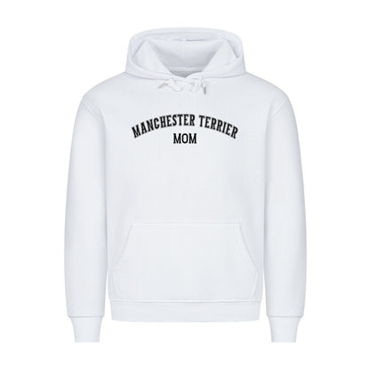 Premium Hoodie "Manchester Terrier - MOM" Weiß – hunde-shirt.de