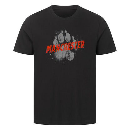 Premium T-Shirt "Manchester Terrier - PAW" Schwarz – hunde-shirt.de