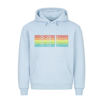 Premium Hoodie "Manchester Terrier - RETRO" Babyblau – hunde-shirt.de