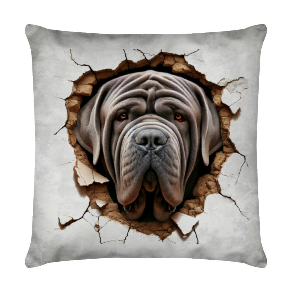 Kissen "Mastino - Look" Weiß – hunde-shirt.de