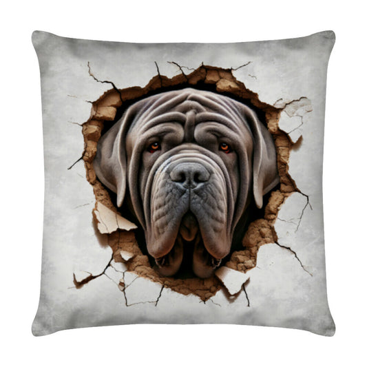 Kissen "Mastino - Look" Weiß – hunde-shirt.de