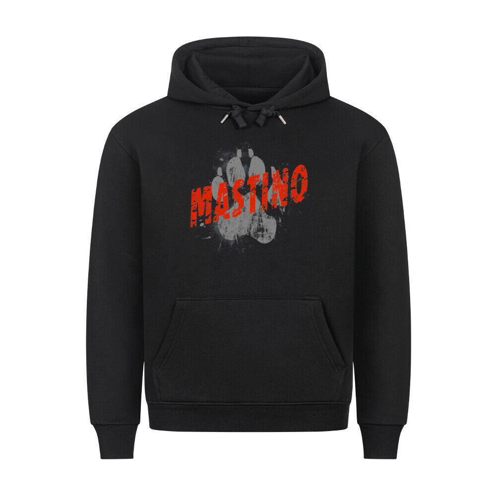 Premium Hoodie "Mastino - PAW" Schwarz – hunde-shirt.de