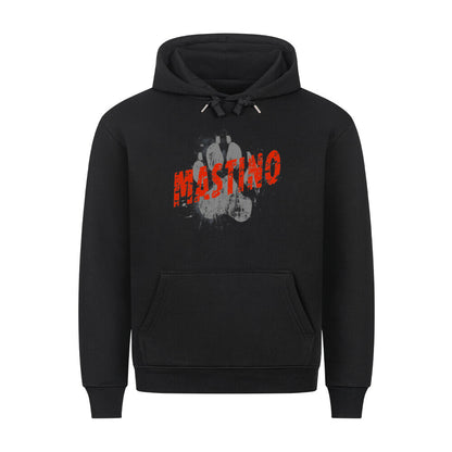 Premium Hoodie "Mastino - PAW" Schwarz – hunde-shirt.de